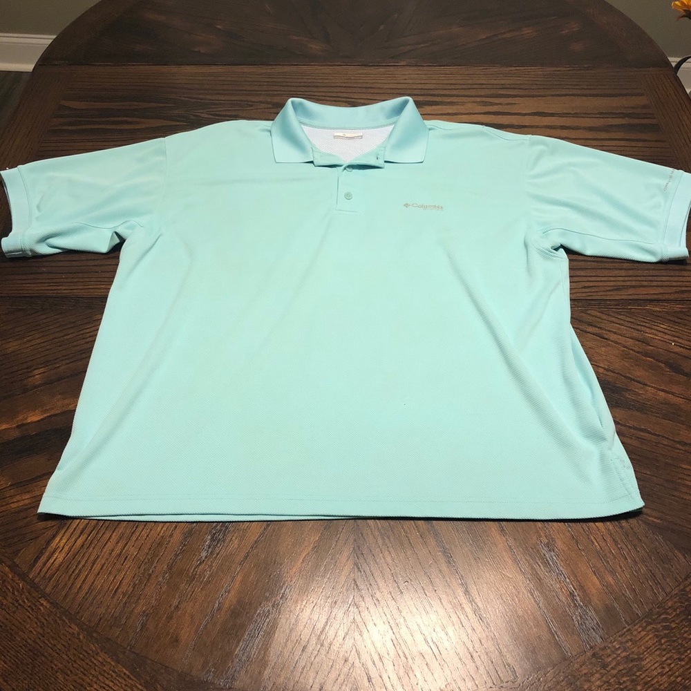 Columbia PFG Men’s XL Omni-Shade Polo Shirt Blue